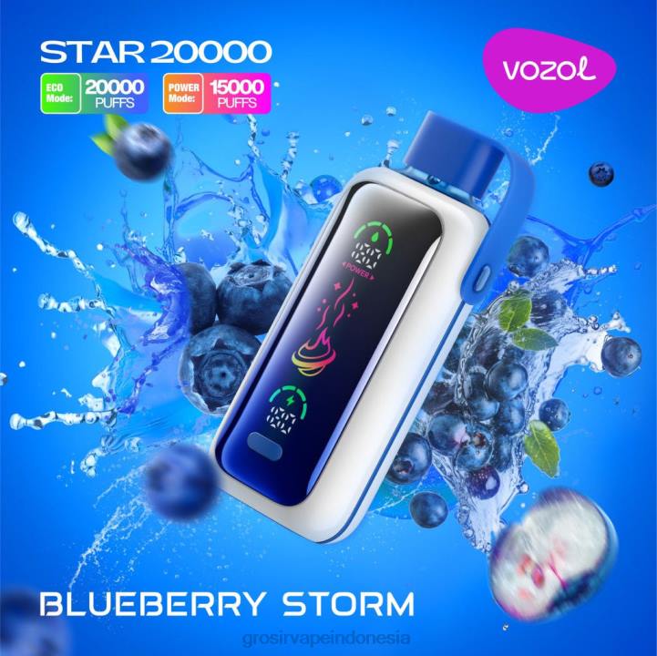 VOZOL STAR 20.000 badai blueberry 32NB5 Grosir Vape Jakarta