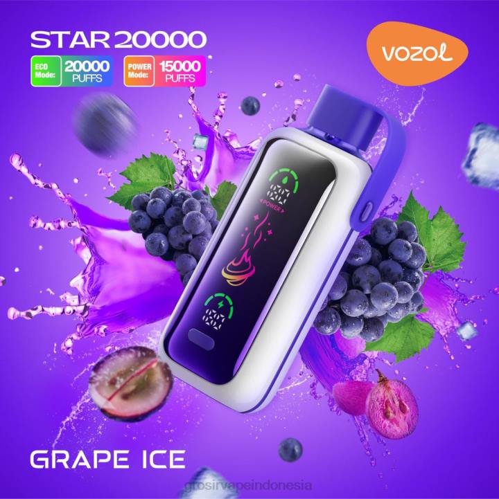 VOZOL STAR 20.000 es anggur 32NB9 Vape Indonesia Bandung