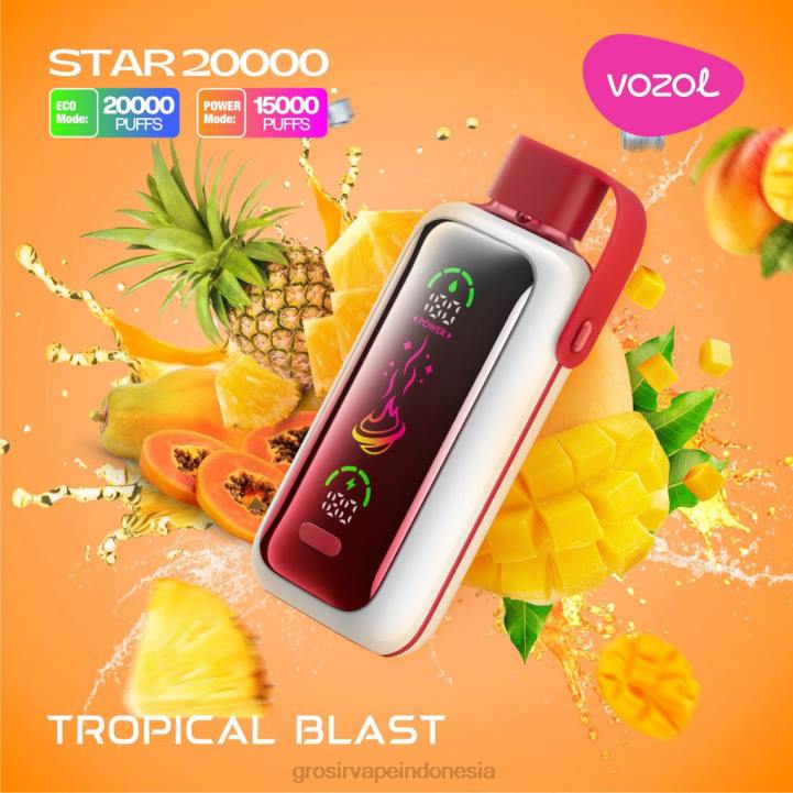 VOZOL STAR 20.000 ledakan tropis 32NB2 Grosir Vape Termurah