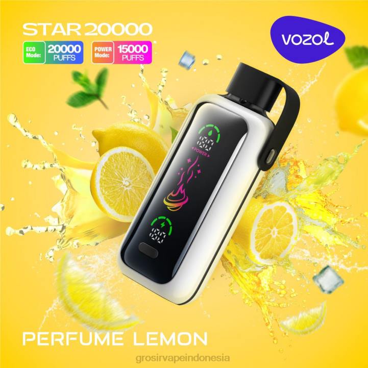 VOZOL STAR 20.000 parfum lemon 32NB17 Grosir Liquid Vape